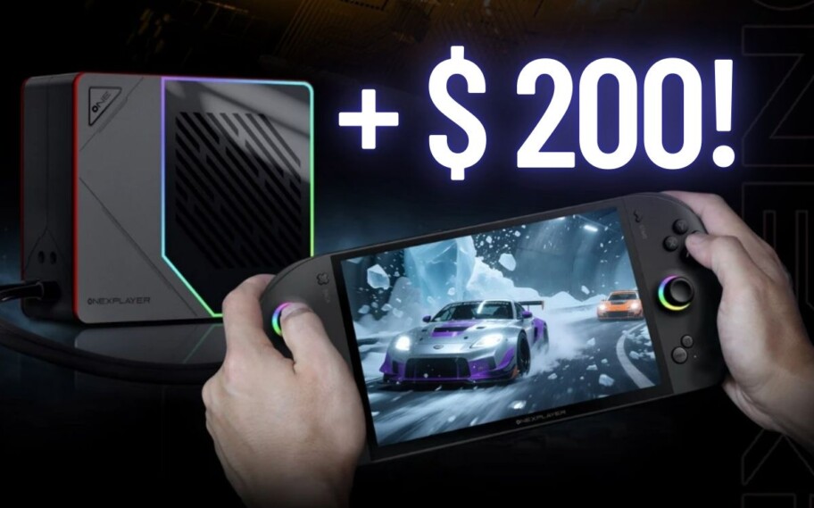 Image of Strix Halo laptop with price increase written on it