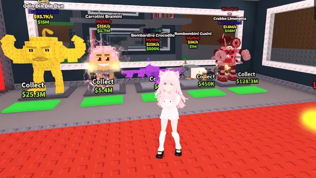 Captura de gameplay do jogo de AI slop