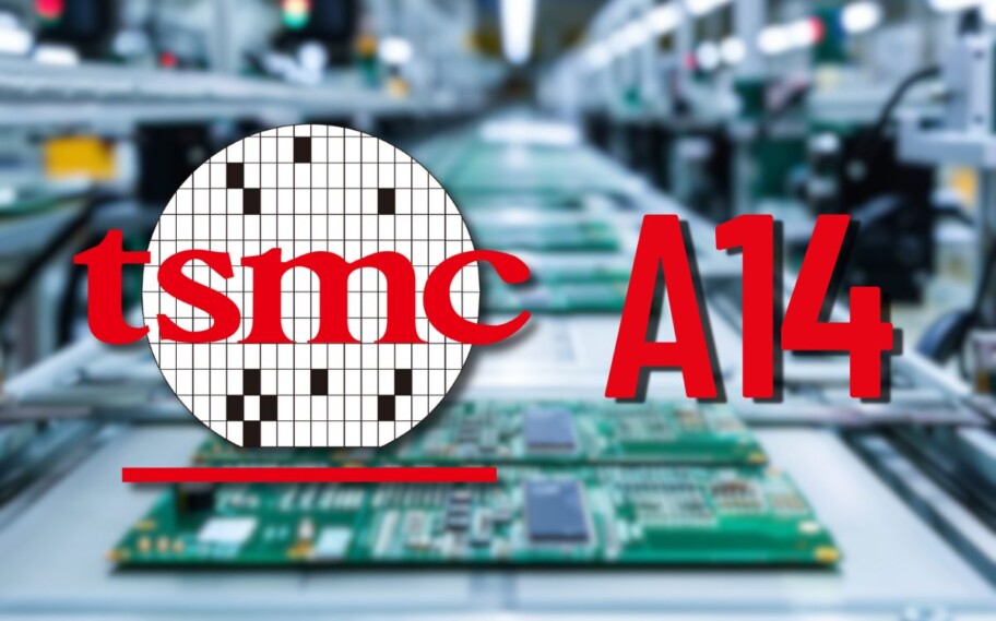 TSMC logo with A14 on the side