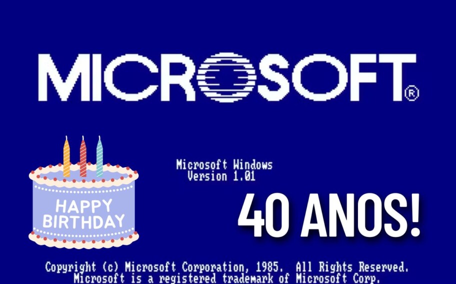 Imagem do primeiro Windows editada