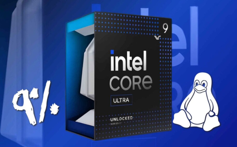 One year later, Intel Core Ultra 9 285K improves performance by up to 9% on Linux