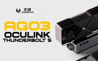 AG03: novo dock de GPU externa da AOOSTAR traz Thunderbolt 5, USB4v2 e PSU de até 500W efetivos