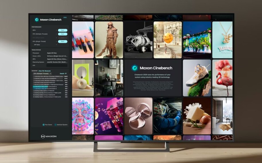 Cinebench 2026 é lançado e promete testes até 6x mais pesados para CPUs e GPUs