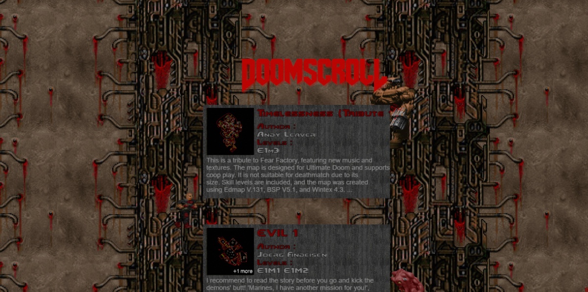 Site permite jogar milhares de fases de Doom criadas pela comunidade