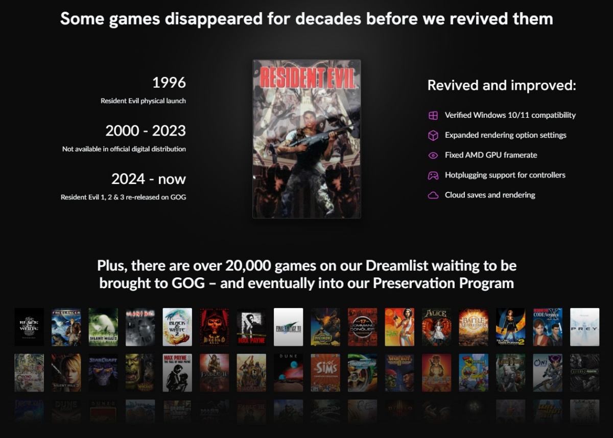 GOG lança assinatura para ajudar na preservação e resgate de jogos