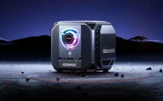 Imagem do novo mini PC em forma de cubo da Acemagic