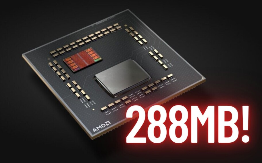 Imagem de processador AMD com 288MB escrito