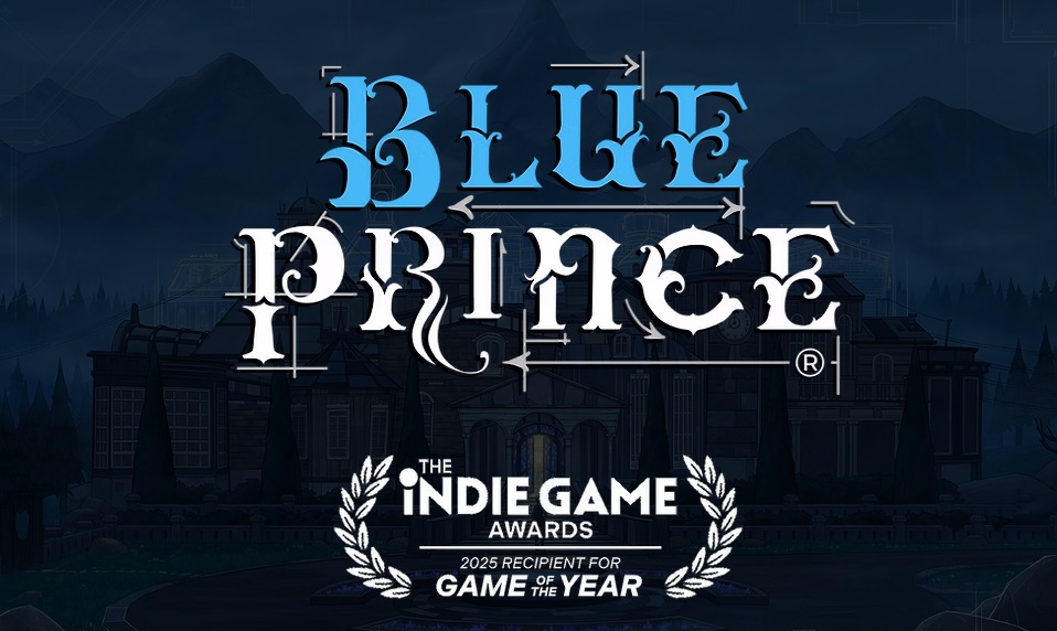 Blue Prince com o prêmio de Jogo do Ano no IGA 2025