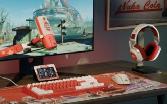 Coleção de produtos Corsair temáticos de Nuka Cola, de Fallout