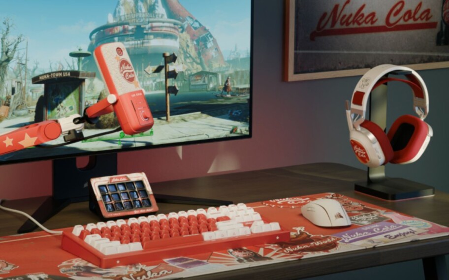 Coleção de produtos Corsair temáticos de Nuka Cola, de Fallout