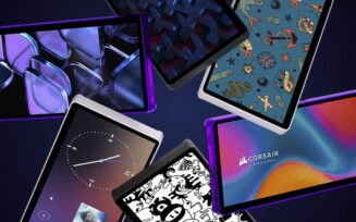 Displays Xeneon Edge em diferentes cores