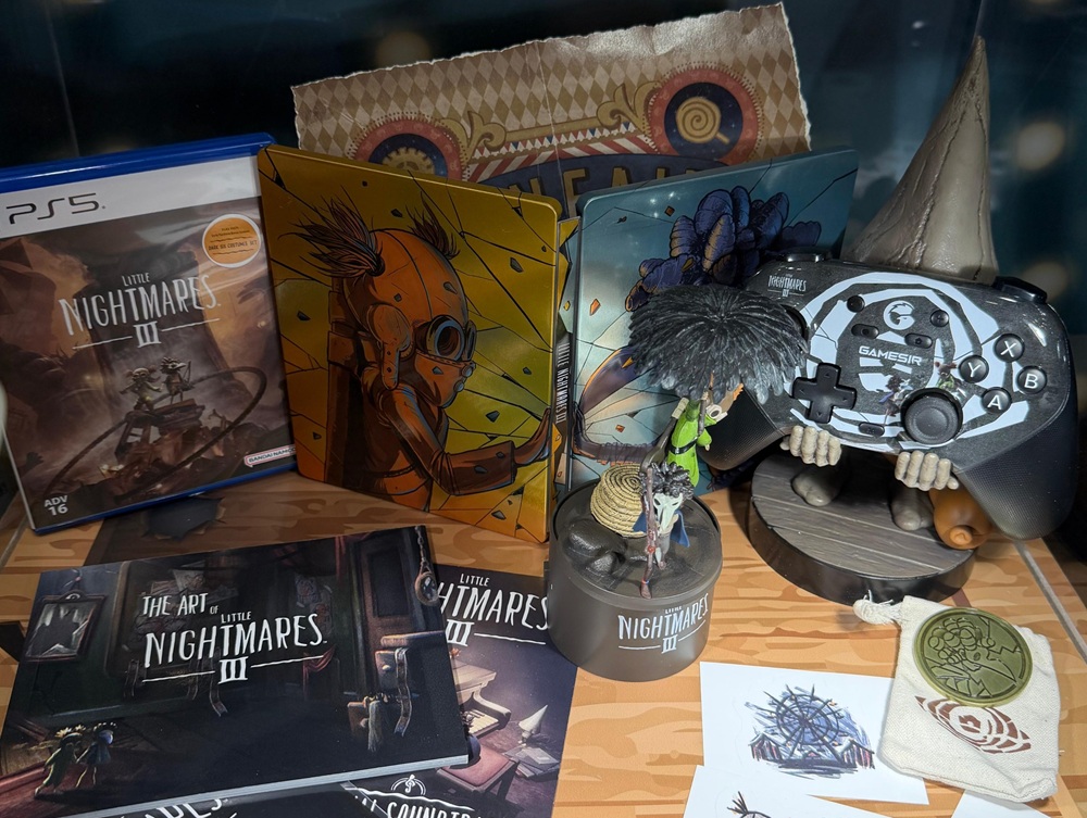 Conjunto de itens de Little Nightmares 3