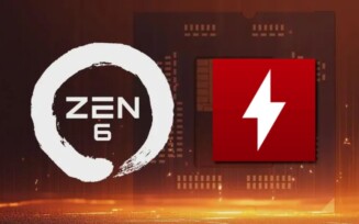 Imagem de Zen 6 ao lado de logo do HWMonitor