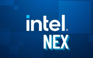 Logo da Intel com NEX escrito