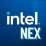 Logo da Intel com NEX escrito