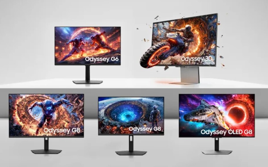 Linha 2026 de monitores da Samsung terá modelos 6K e com até 1040 Hz
