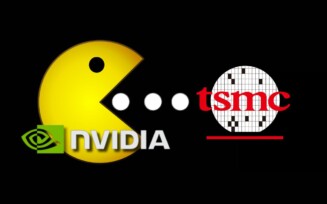 Imagem mostra NVIDIA como Pac-Man em direção à TSMC
