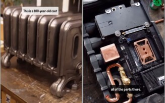 Radiador virando um PC customizado