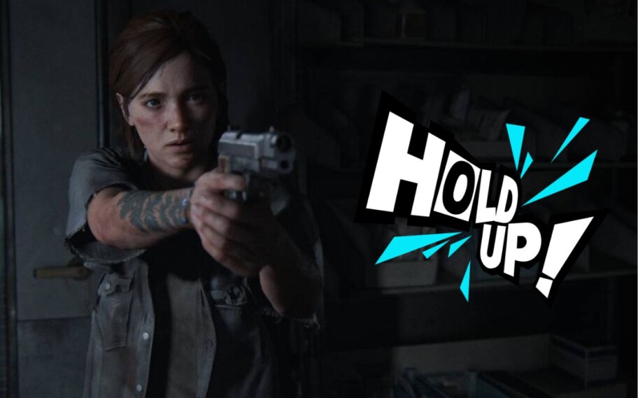 Imagem de The Last of Us 2 editada com Hold Up do Persona 5