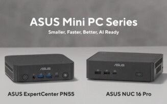 ASUS anuncia mini PCs NUC 16 Pro com Intel Panther Lake e ExpertCenter PN55 com Ryzen AI 400