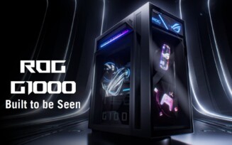ASUS revela o ROG G1000, desktop monstruoso com AniMe Holo, RTX 5090 e refrigeração de 420 mm