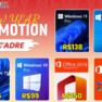 Promoção de Ano Novo de janeiro a todo vapor! Windows 11 Pro por apenas R$138 e Windows 10 por R$74!