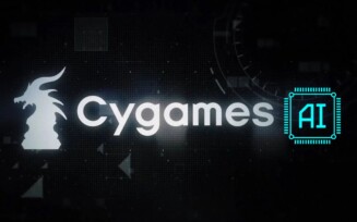 Logo da Cygames com IA do lado