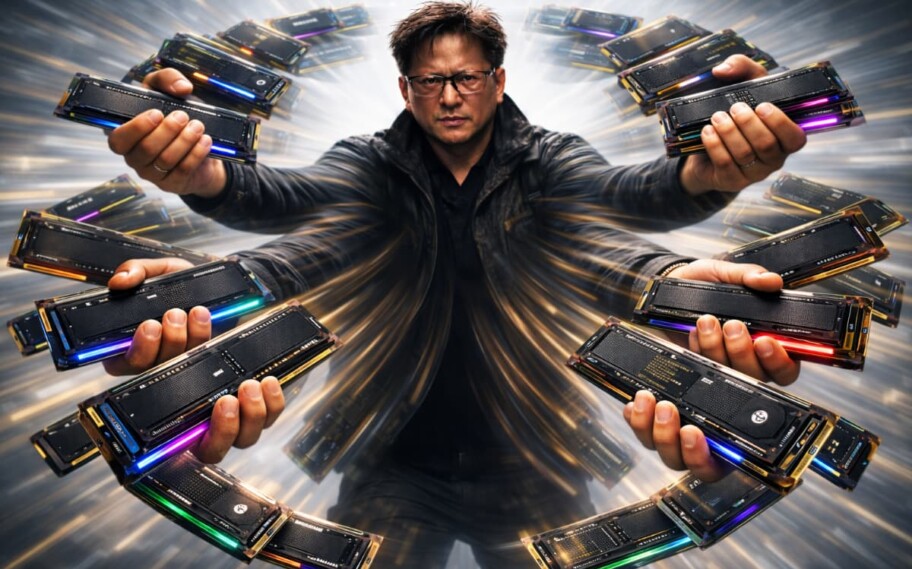 Próxima geração de sistemas de IA da NVIDIA pode consumir milhões de TBs de SSDs e agravar escassez de armazenamento