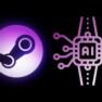 Imagem da Steam com IA editada ao lado