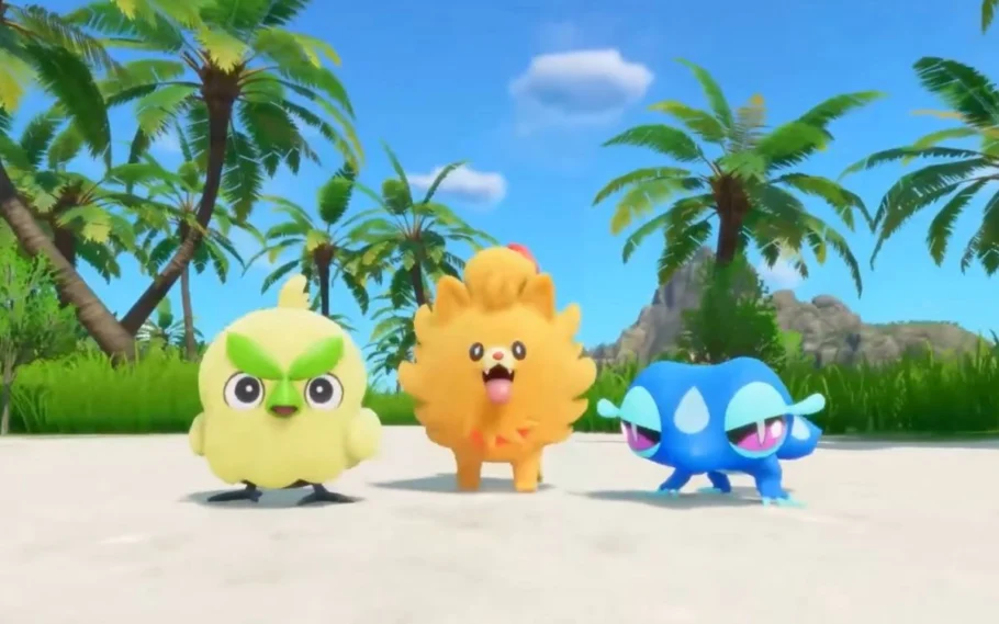 Iniciais de Pokémon Ventos e Ondas