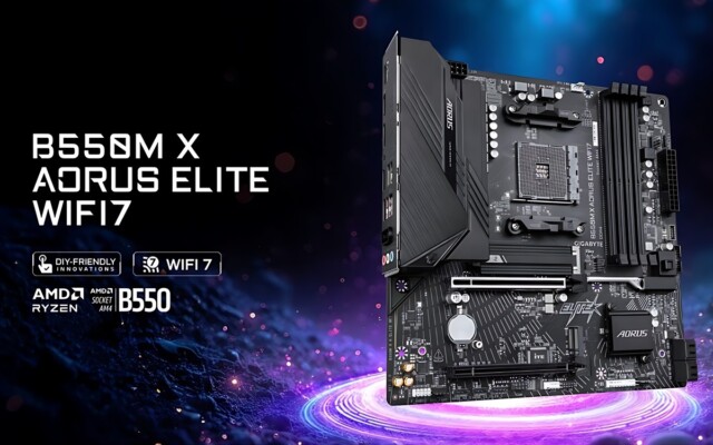 AM4 se recusa a morrer: Gigabyte anuncia novas placas-mãe B550 em 2026 - QTU Questões do Universo